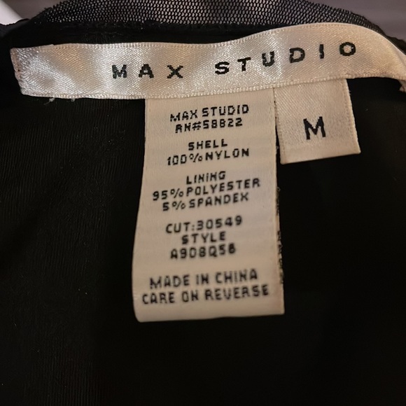 Max Studio Black Sequin Cocktail Dress - Picture 3 of 3